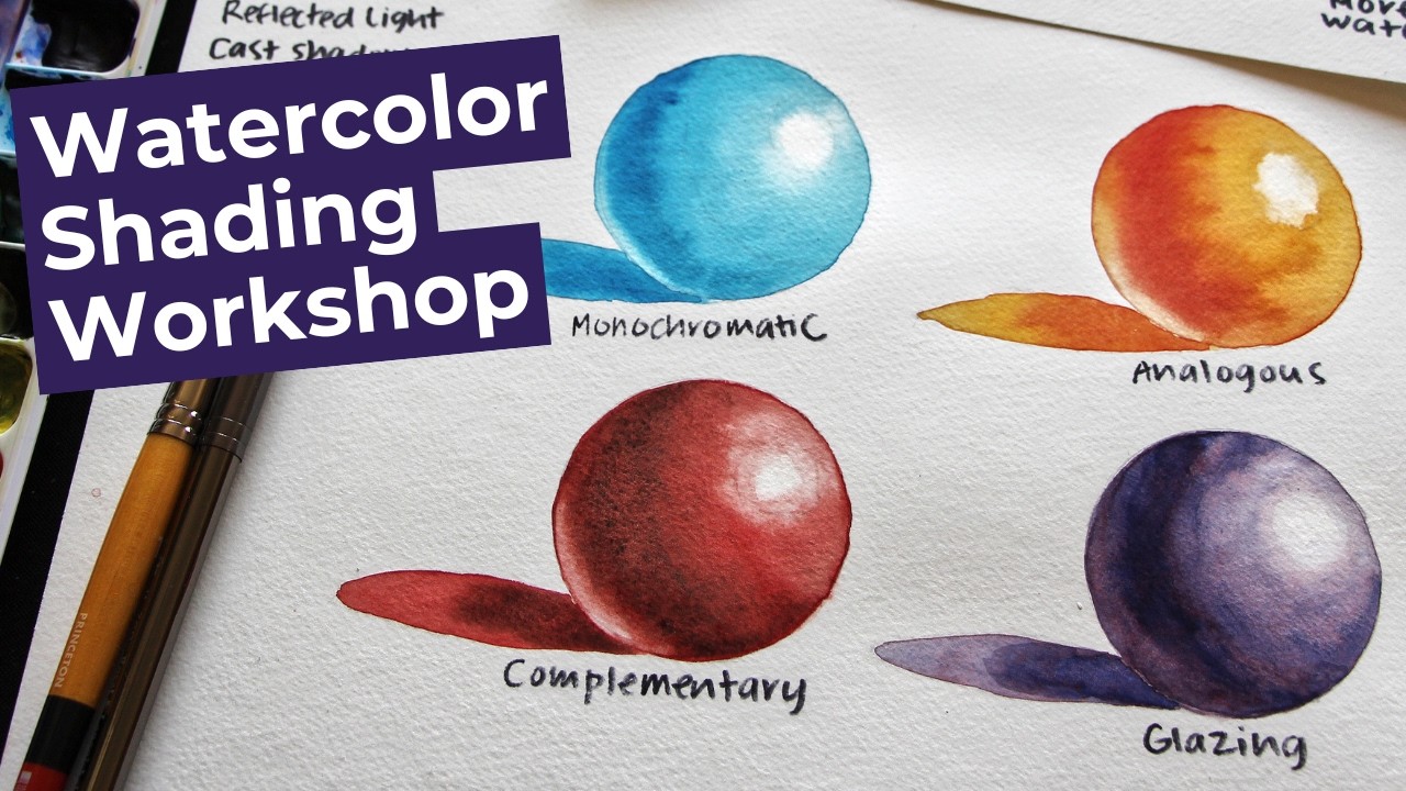 Watercolor Shading Techniques You Must Know
