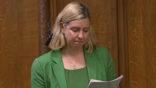 video: Watch: Andrea Jenkyns MP fights back tears in Commons after learning of friend's coronavirus death