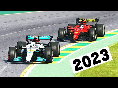 Ferrari F1 2023 vs Mercedes F1 2023 - Melbourne