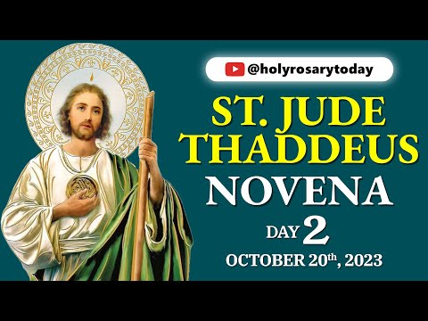 ST. JUDE THADDEUS NOVENA DAY 2 🙏 October 20, 2023 🙏 Holy Rosary Today