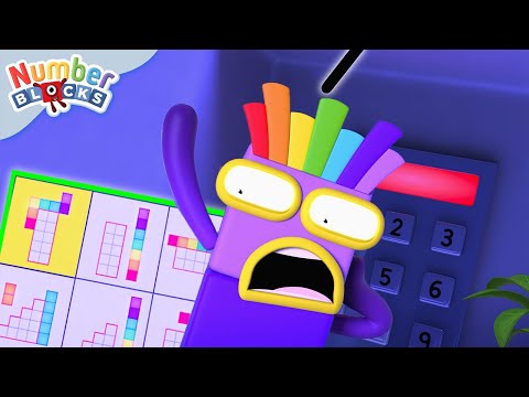 Lazer Maze Rectangle Challenge | Full Episode | 123 - Learn to Count | @Numberblocks