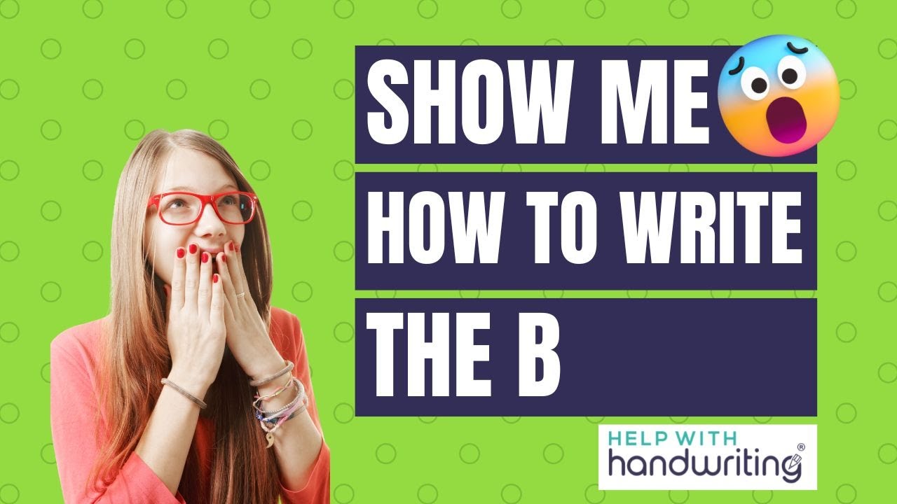 Show me how to write the letter b