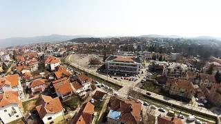 preview picture of video 'Horizon Blade 350 QX2: Vrnjačka Banja - Quadcopter Above The City'