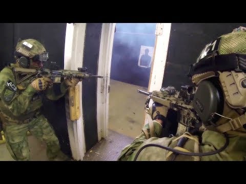U.S. Army & Polish Special Forces - Kill House Exercise