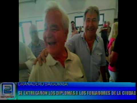 ENTREGARON DIPLOMAS A LOS VECINOS FORJADORES DE GRANADERO BAIGORRIA