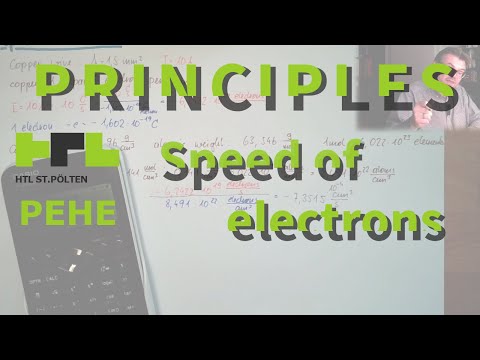 Phys 09: Speed of electrons