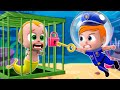 Baby Police Officer Saves Mermaid Baby - Little Mermaid Song - Funny Songs & Nursery Rhymes - PIB