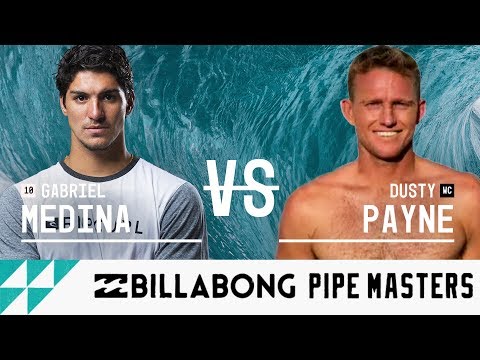 Gabriel Medina vs. Dusty Payne - Round Two, Heat 1 - Billabong Pipe Masters 2017