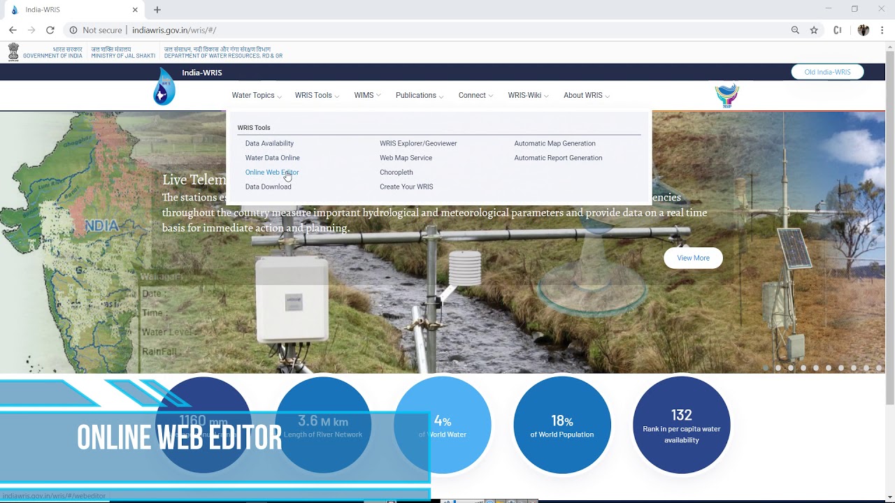 Demo New India-WRIS