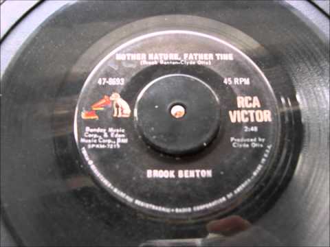 BROOK BENTON MOTHER NATURE FATHER TIME RCA VICTOR RECORD LABEL