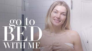 Jessica Hart's Nighttime Skin Care Routine | Go To Bed With Me | Harper's BAZAAR