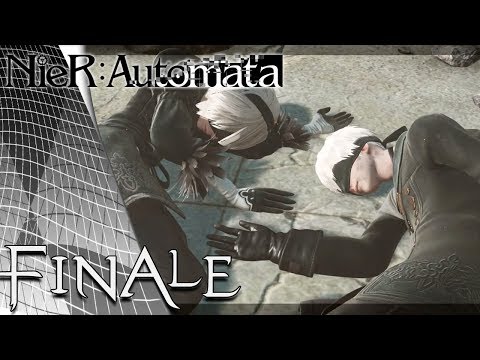Nier Automata Pt 11 (Eve Boss Fight Finale) End Of Route A