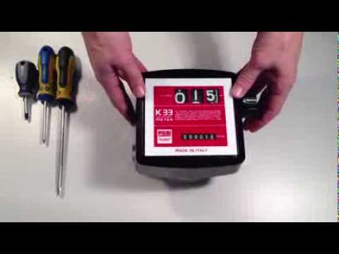 Piusi K33 Fuel Flow Meter - Changing the Flow Direction