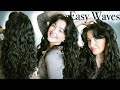 Your hair isn't frizzy...it's WAVY curly hair routine EASY (2a-2c curls)