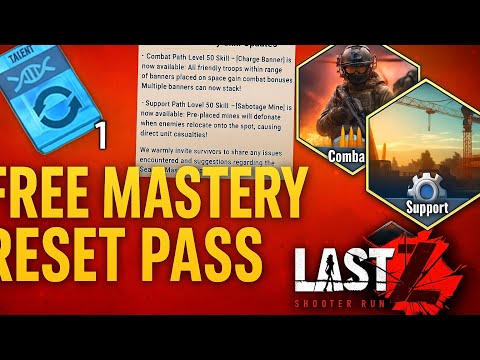 Free Mastery Reset in Last Z: Survival Shooter