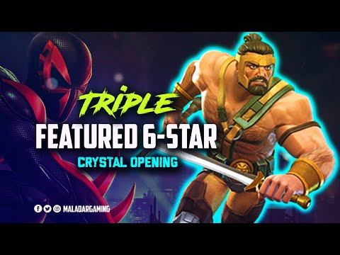 Triple Featured 6 Star Crystal Opening 😬 MCOC