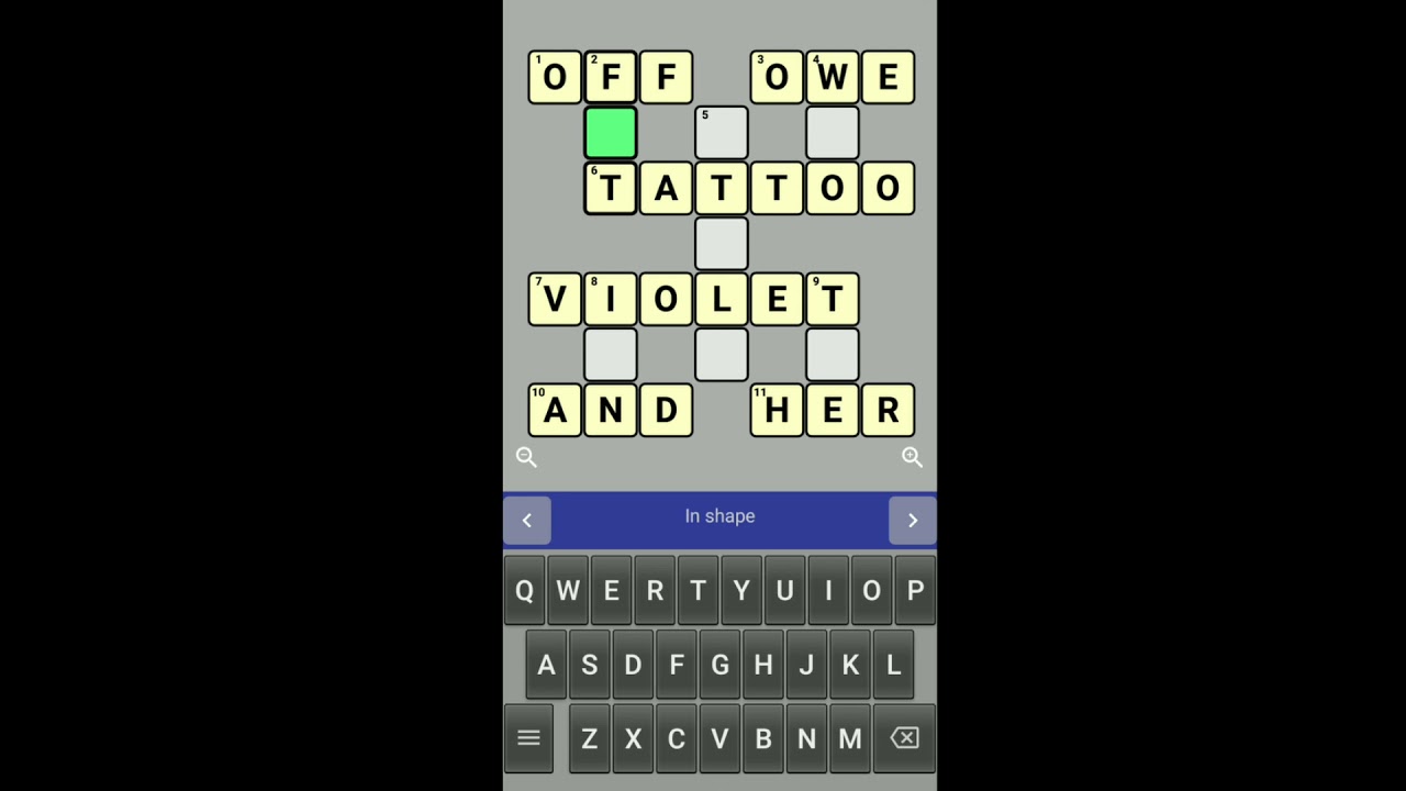 CrossWord Puzzle Level # 8