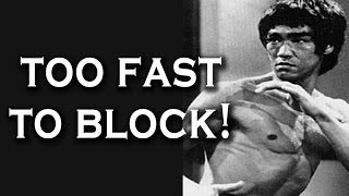 Bruce Lee Literally Punched Too Fast To Block (Unstoppable Punch)