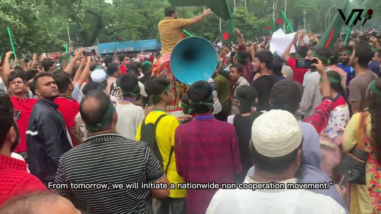 Students Demands Accountability and Resignation of Sheikh Hasina Amidst Violence