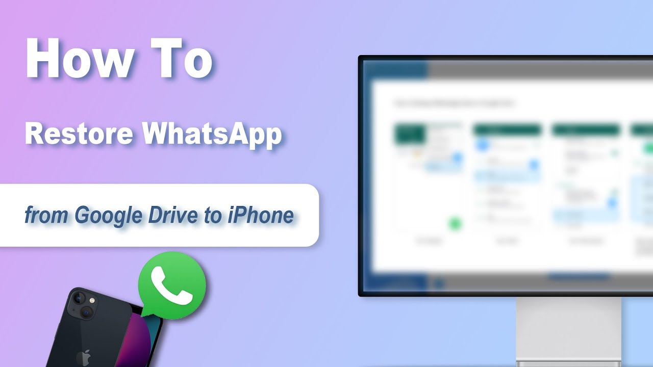 pulihkan whatsapp dari google drive ke iphone