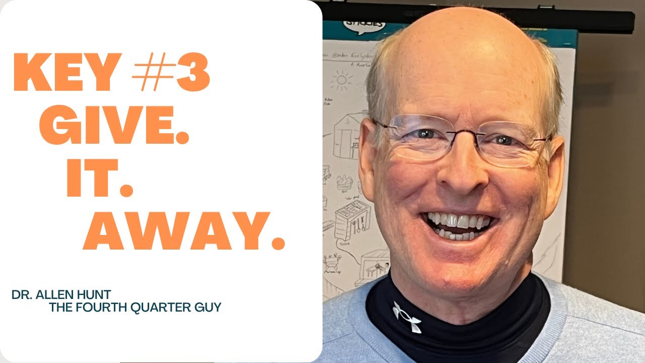 The Third Key: Give. It. Away.