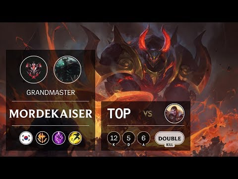 Mordekaiser Top vs Jayce - KR Grandmaster Patch 9.21