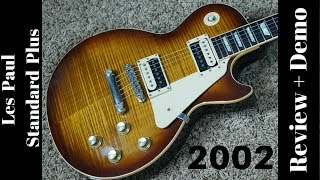 Video thumbnail for 2002 Gibson Les Paul Standard Plus Top Desert Sunburst Review and Demo by The Trogly's Guitar Show