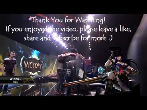 HIGHLIGHTS Fnatic vs EDG Game 3 Quarter Finals LoL S5 World Championship 2015 FNC vs EDG