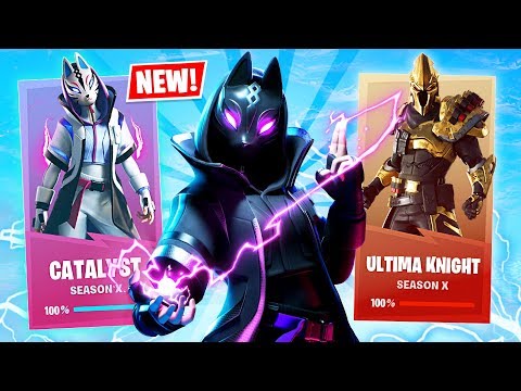 *NEW* SEASON 10 LEVEL 50 SKINS UNLOCK!! (Fortnite Season X New Update)