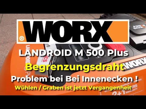 Landroid M500 Plus - Problems with inside corners