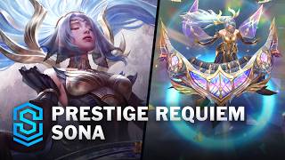 Prestige Requiem Sona Skin Spotlight - Pre-Release - PBE Preview - League of Legends