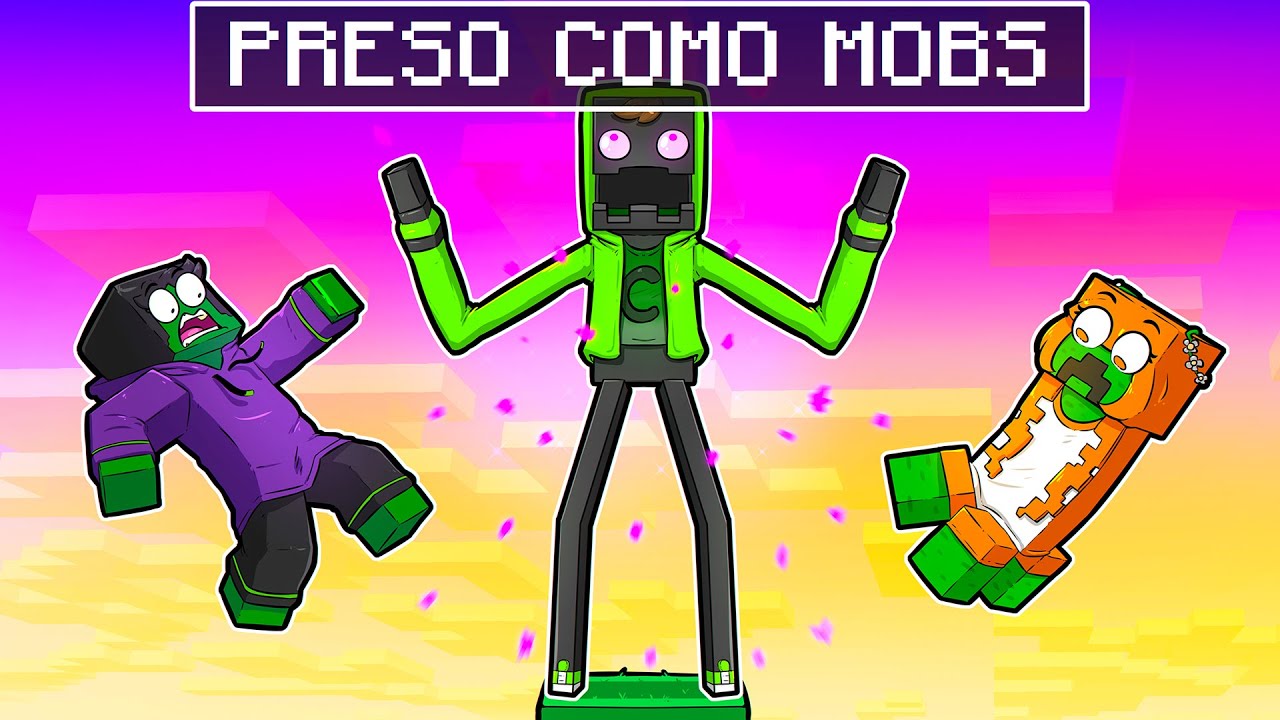 PRESO COMO MOBS NO MINECRAFT