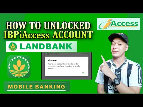 HOW TO UNLOCKED IBPiAccess ACCOUNT | MOBILE BANKING LANDBANK