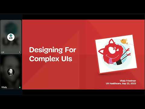 UX Healthcare Berlin 2023: Designing For Complex UIs by Vitaly Friedman