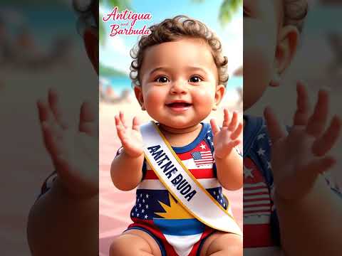 🇦🇬 Hello! I am Miss Baby Antigua & Barbuda! 365 Beaches & Sunshine! VOTE! #babymissuniverseai