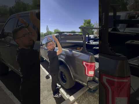 Elevate TS Rack System & BakFlip MX4 TS Tonneau Cover On F150