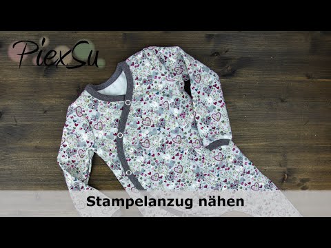 Nähanleitungen Schnittmuster PiexSu Biattar Strampelanzug nähen