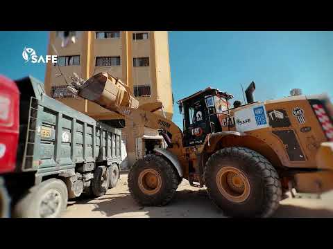 SAFE تدعم جهود الإنقاذ الطارئة عقب انهيار مبنى السعادة في مدينة غزة