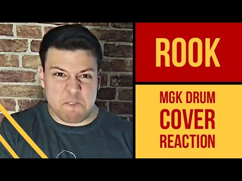 Rook - MGK Drum Cover Reaction