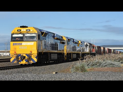 3AM5 Pacific National Intermodal 3 New 94 Class and Ghan Locos 27/08/25