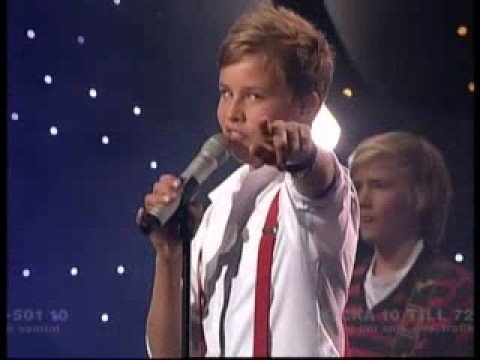 Lilla melodifestivalen 2008 Nils Norrhamn-Blixt och dunder