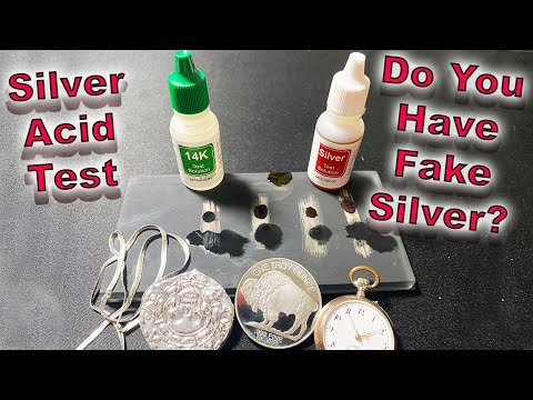 Testing For Fake Silver - The Silver Acid Test