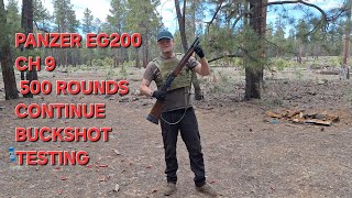 Panzer EG200, CH-9, 500 Rounds, Buckshot Testing.