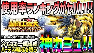 【 聖闘士星矢レジェンドオブジャスティス 】 #650 使用率ランキングで大きく順位を落としたキャラが…。神カミュやはり強い