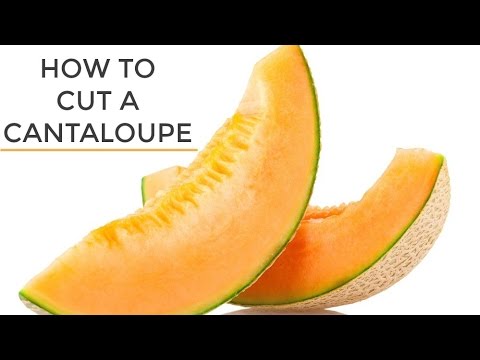 How To Cut A Cantaloupe | The Easiest Way To Cut A Cantaloupe