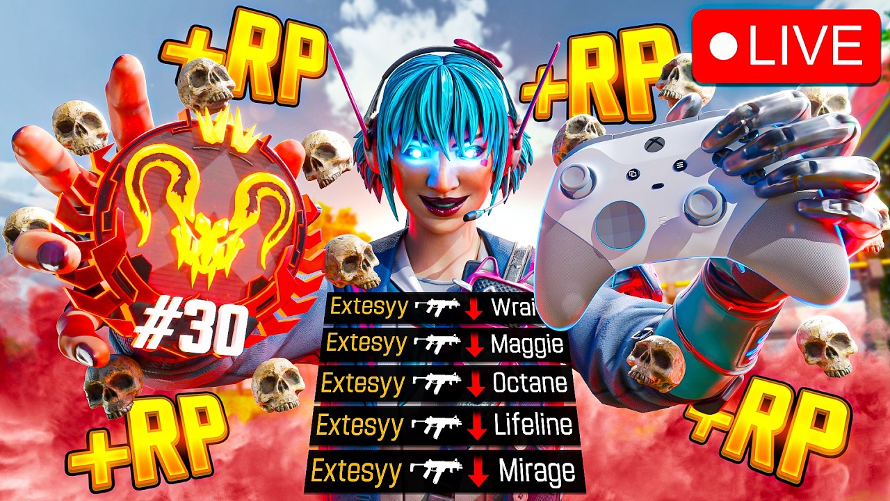 🔴LIVE Season 28 Predator Ranked Grind! 🔴 Going For Top 50 Pred Apex Legends