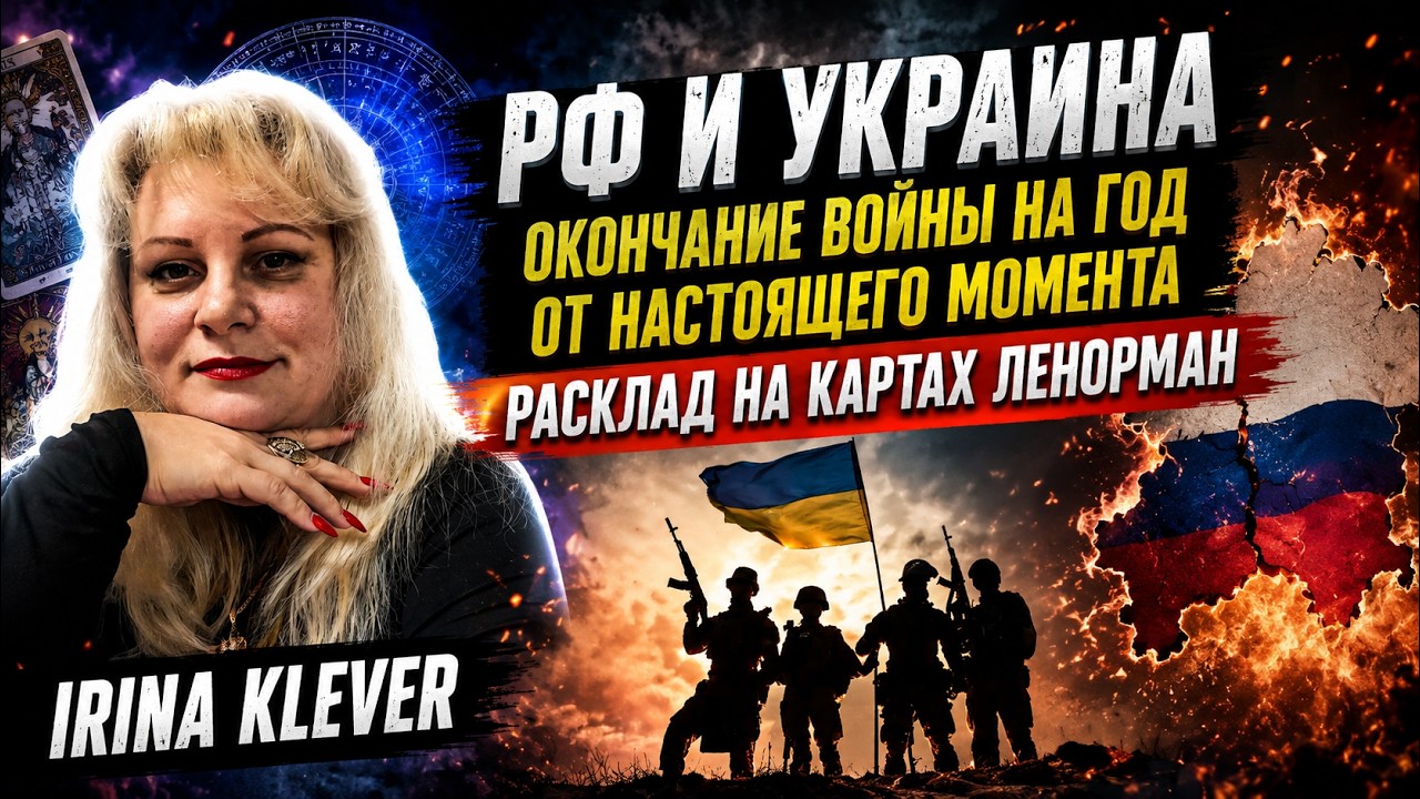 РФ и Украина окончание войны на год от настоящего момента Расклад Ленорман