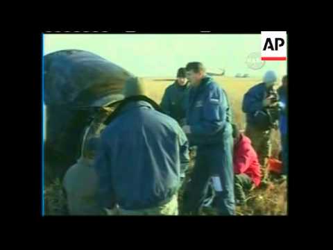 Space tourist and two cosmonauts leave ISS and return to Earth