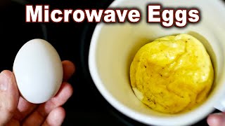 Microwave Scrambled Eggs in a Cup