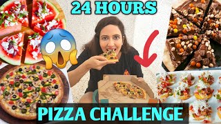 I Ate Only PIZZA For 24 Hours Challenge🍕 Fun Food Experiments 😜